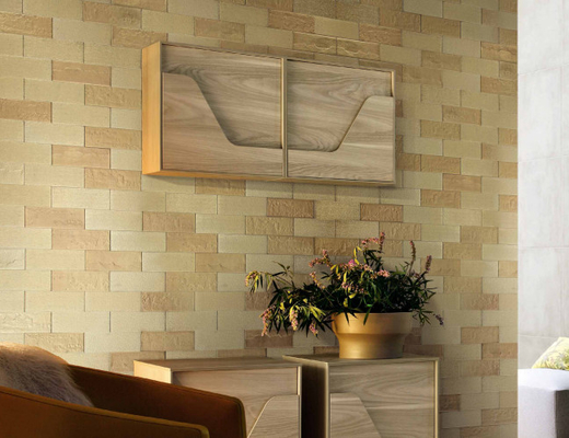 Gouden Decoratieve Tegel 8.5mm van de Metaal Binnenlandse Muur Dikte